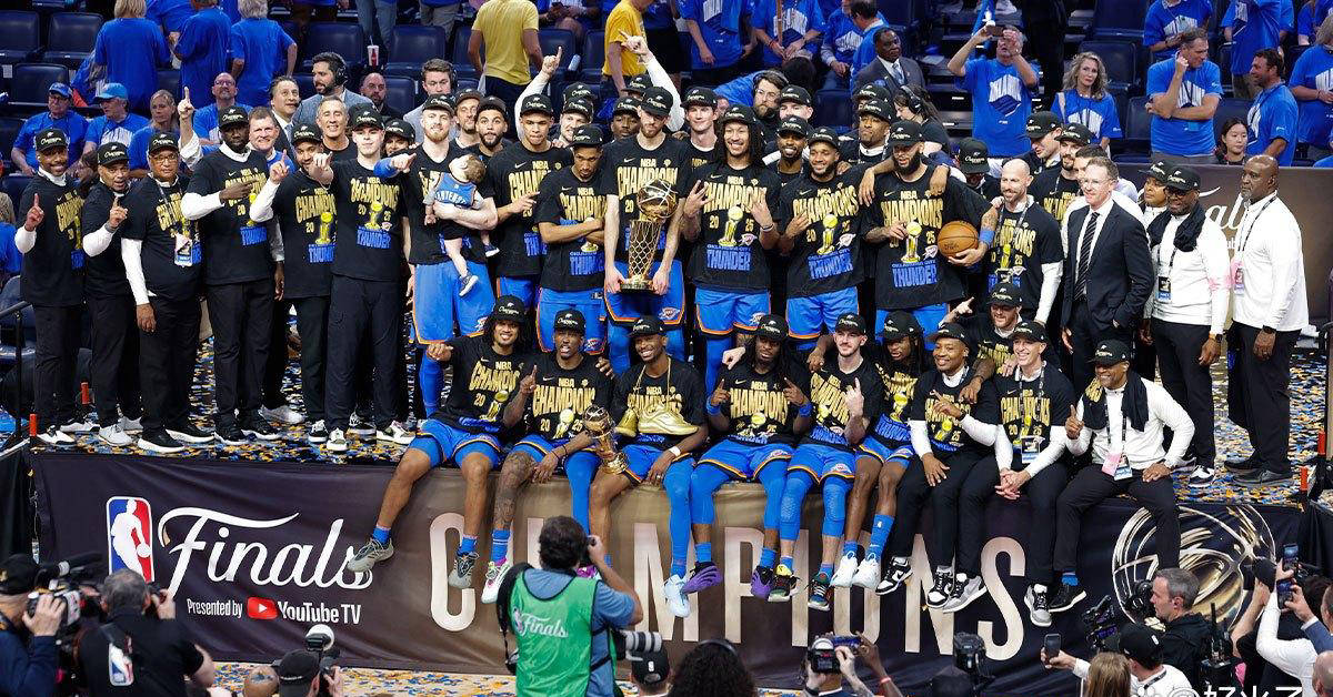 俄克拉荷马城雷霆队总冠军赛季创下4项纪录，同时打破4项纪录