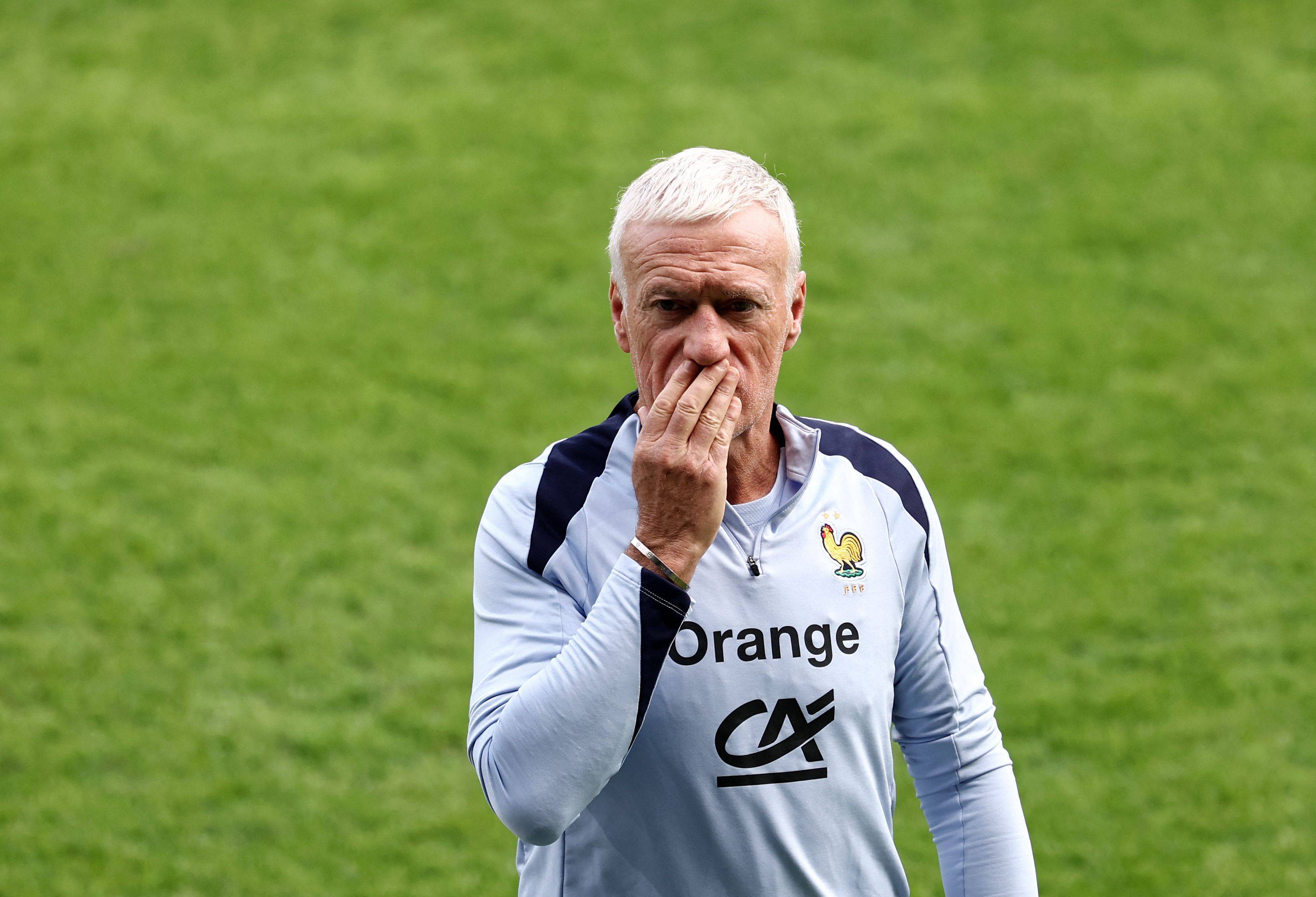 （外代二线）足球——世界杯预选赛：法国队赛前备战